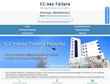 Tablet Screenshot of kidneyfailureweb.com